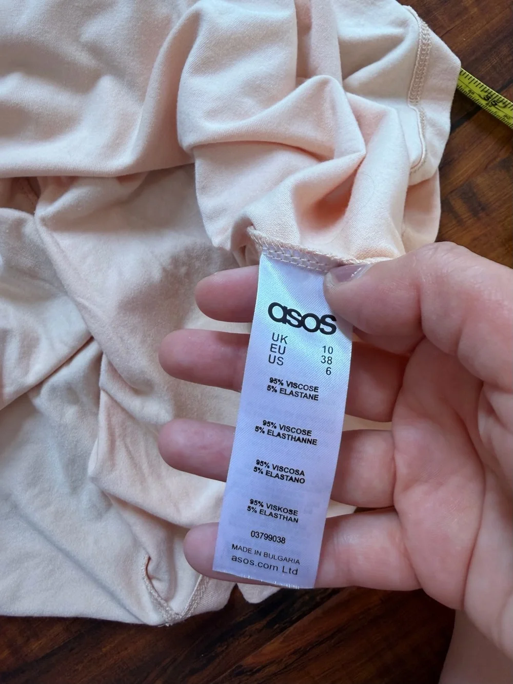 ASOS ballet core jersey skater skirt